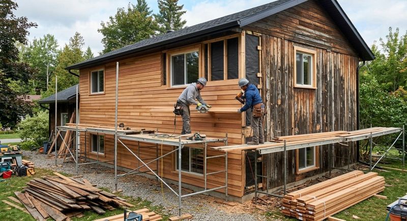 Barn Wood Siding Installation in Stamford, CT