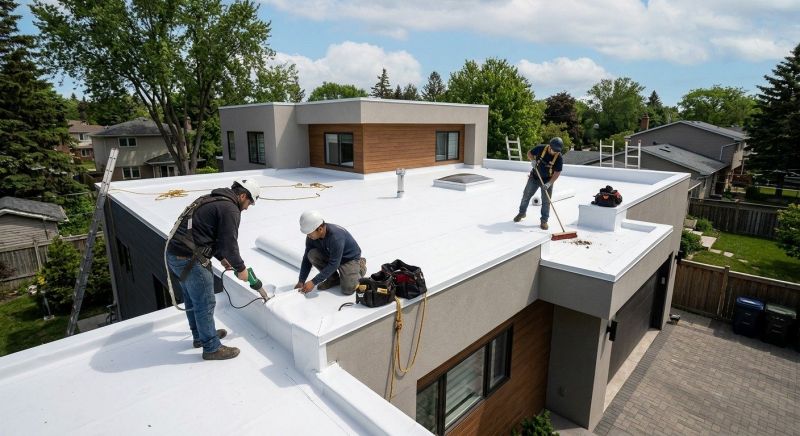 Flat Roof Installation in Naperville, IL